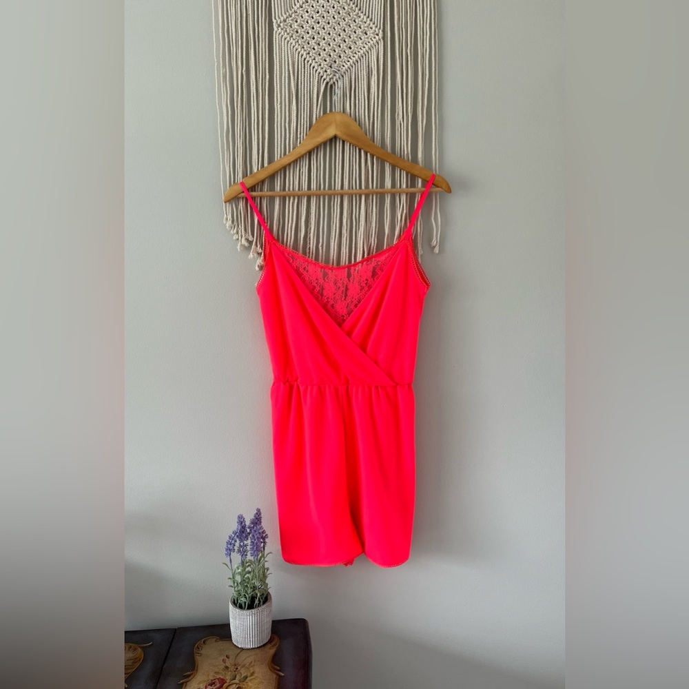 DIVIDED H&M Hot Pink XS Romper
